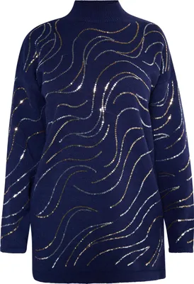 Produktbild von MAIRE damen strickpullover - blau, XL/XXL