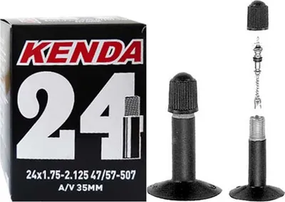 Image de Kenda 12 - 29 pouces Chambre à air vélo Chambre à air vélo AV DV FV Valve auto Schrader Valve française Sclaverand Dunlop chambre à air universelle