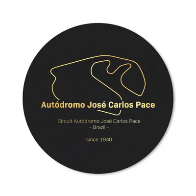 Produktbild von MuchoWow® Mauspad Mousepad Brasilien - F1 - Rennstrecke 20x20 cm - Mousepads - Maus Mat - Pad - Mausunterlage - Schreibtischmatte