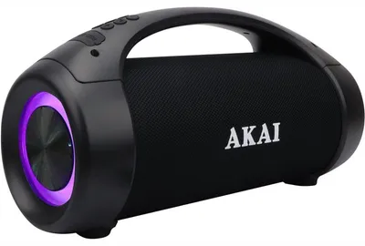 Produktbild von AKAI Bluetooth Lautsprecher 50W 354x144mm AUX IPX5 USB-C Radio 3000mAh SD USB