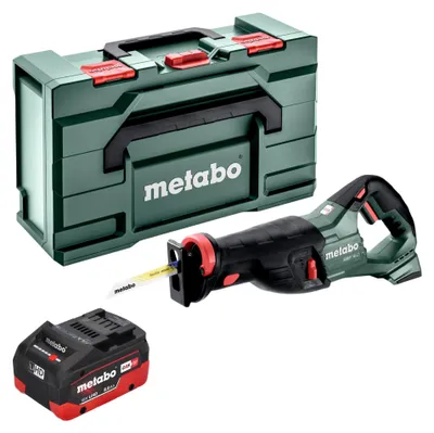 Produktbild von Metabo SSEP 18 LT Akku Säbelsäge 18 V 32 mm + 1x LiHD Akku 8,0 Ah + Metabox - ohne Ladegerät