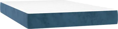 Image de Matelas de lit à ressorts ensachés fermeté moyenne 120x210x20 cm velours