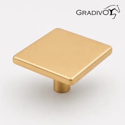 Produktbild von Möbelknopf Schrankknopf Schubladenknopf 157 Matt - Gold