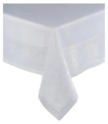 Produktbild von Tischdecke, fleckenabweisend, teflonbeschichtet, elegante, Laura 140x240 Weiß