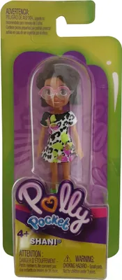 Obrázek produktu pro Mattel Polly Pocket Sběratelská panenka SHANI v barevných šatech s květinami GKL29