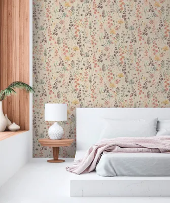 Zdjęcie produktu dla Tapeta z włókniny AS Aquarell Dreams kwiaty beżowy 396062