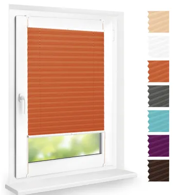 Produktbild von Plissee ohne Bohren 55x220cm Orange