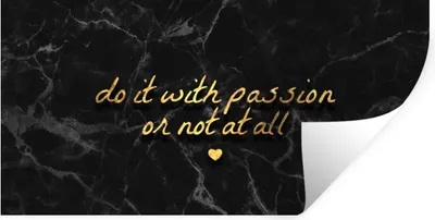 Produktbild von MuchoWow® Wandtattoo Wandsticker Wandaufkleber Zitate - Sprichwörter - Gold - Marmor 160x80 cm Selbstklebend und Repositionierbar - Sticker - Dekorfolie