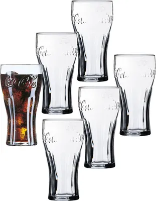 Produktbild von Arcoroc 6er-Set Cola-Gläser mit Eichstrich 46 cl / 0,4 l