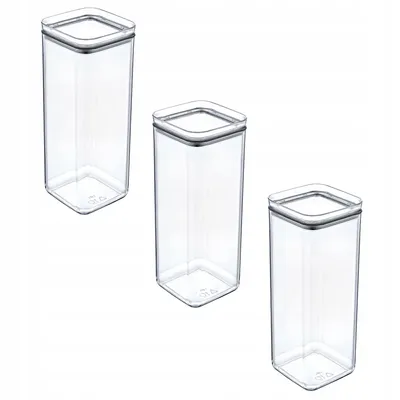 Productafbeelding van POTZ Store&Fresh 2 liter – Set van 3 voorraadpotten, containers voor droge etenswaren zoals rijst en pasta
