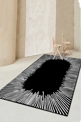 Image de Conceptum Hypnose, Somber - Noir, tapis (60 x 100), noir, 100 % POLYESTER, 100 x 200 cm