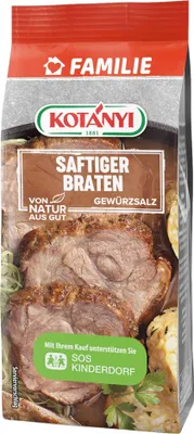 Produktbild von Kotanyi Saftiger Braten Gewürzsalz Gewürzmischung 155g
