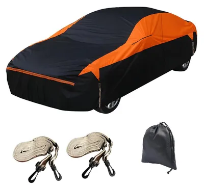 Zdjęcie produktu dla Pokrowiec samochodowy, pełna osłona garażowa, 6-warstwowa, wodoodporna, przeznaczona dla SUV-ów, długość 470-492 cm