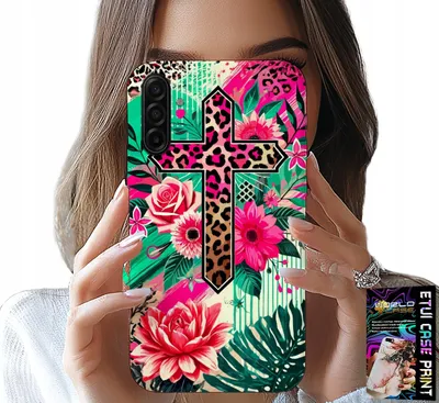 Image de Etui Do Samsung Galaxy A57 5G - Krzyż, Róża Chrześcijaństwo Jezus Plecki