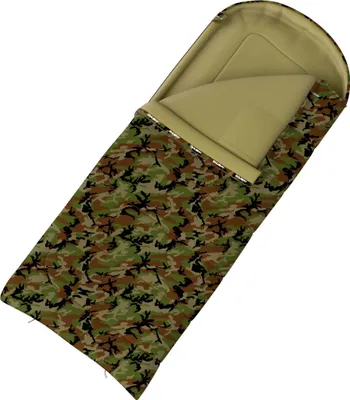 Obrázok produktu pre Husky dekový spací vak Gizmo 2024 -5°C Army 220 x 90 cm - Kamufláž zelená