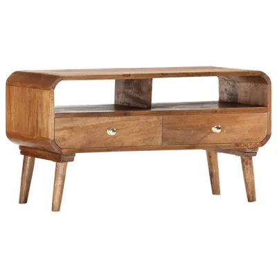 Productafbeelding van Tv-meubel 90x30x47 cm massief mangohout