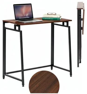 Imagen del producto de Escritorio – Mesa de trabajo – Centro de computación – Mesa de oficina – Plegable – 80 X 75 X 40 CM – 30 Kg – Madera – Metal
