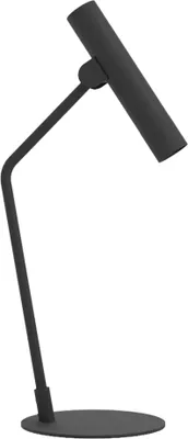 Image de EGLO LED Lampe de table Almudaina, lampe de chevet minimaliste, lampe de table en métal noir, lampe de table pour chambre et salon, blanc chaud