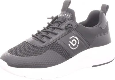 Produktbild von Bugatti Damen-Sneaker-Slipper Mirka Comfort Schwarz-Weiß, Farbe:schwarz, EU Größe:40