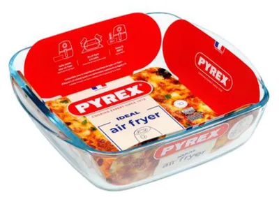 Obrázok produktu pre Misa Zapekacie Štvor. Pyrex 2,2L, 25X22X7Cm, Sklo