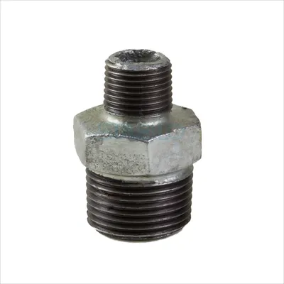 Produktbild von Temperguss Fitting Reduzierdoppelnippel 1 1/2 x 1 Zoll Reduziernippel