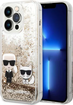 Image de Karl Lagerfeld iPhone 14 Pro Back cover case - - Gold