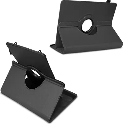 Produktbild von Tablet Hülle Lenovo Smart Tab M10 Tasche Schutzhülle Case Schutz Cover Drehbar, Farbe:Schwarz