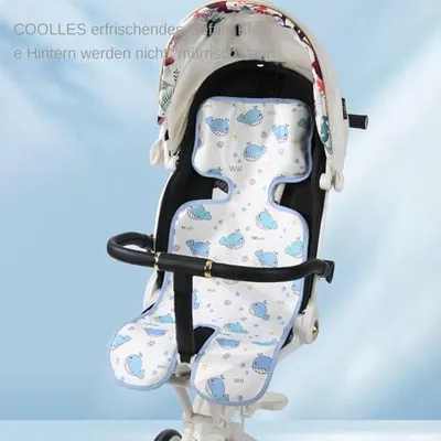 Produktbild von Kühlkissen für Kinderwagen und Autositz | Atmungsaktive und weiche Kühlmatte für Babys