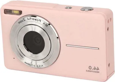 Image de Caméra vidéo compacte de 44 Mpx avec zoom 16x et autofocus, rose