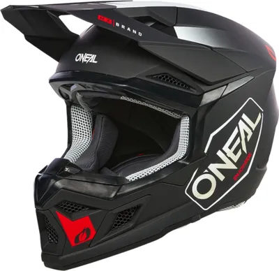 Produktbild von O'Neal Helm 3SRS HEXX schwarz/weiß/rot M (57/58 cm)
