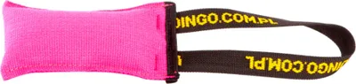 Produktbild von Dingo Hundespielzeug Beisswurst Agility Baumwolle mit Griff Apportieren  27 cm x 8 cm Rosa