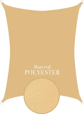 Produktbild von Sonnensegel 3x4m rechteckig - sand - Sand