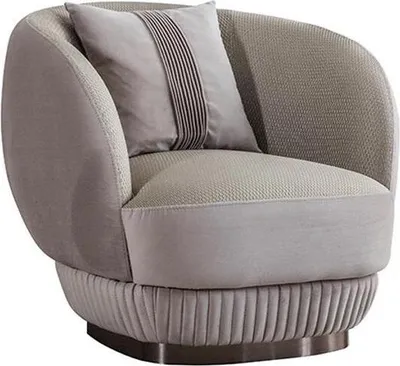 Produktbild von Wohnzimmer Polstersessel Luxus Grau Sessel Einrichtung Neu Modern Möbel