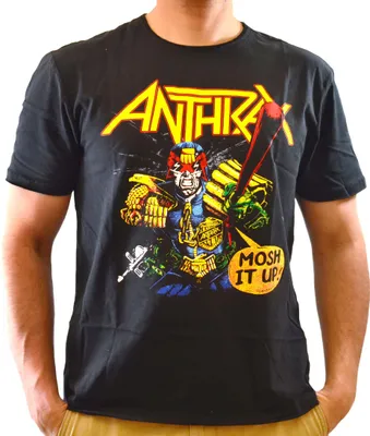 Produktbild von Amplified Shirt Anthrax - I Am The Law black L