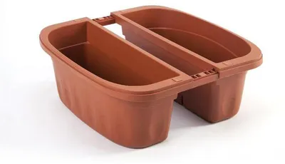 Image de BAMA Jardinière suspendue KLUNIA, couleur terracotta Quantité : 1 pièce, Dimensions : 40 cm