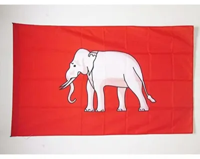 Flagge Königreich Siam 1350-1939, 150x90 cm, Polyester 100D