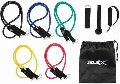 Produktbild von Famanu Fitness Widerstandsband Set - 11-teilig für das Training zu Hause