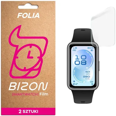 Produktbild von 2x Hydrogel Folie für den Bildschirm für Huawei Band 11 / 11 Pro, Bizon Watch Film Hydrogel Duo