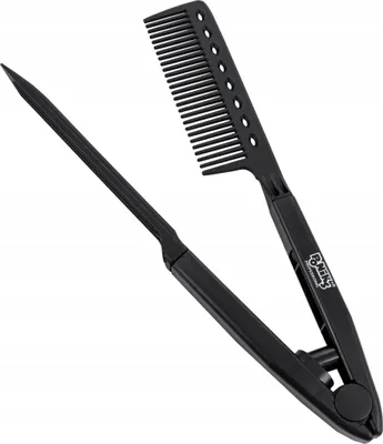 Produktbild von Ponik's Glättkamm, Bürste, Glattes Haar – Kamm, Kammbürste, Glättbürste, Haarglätterbürste, Hair Straightener Brush – zum Haarglätten mit dem Glätteisen