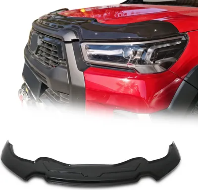 Produktbild von Motorhaube Deflektor Insekten Steinschlagschutz für Toyota Hilux 2020-25 Dunkel