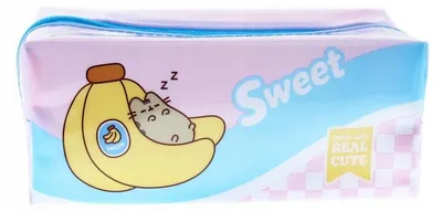 Produktbild von Piórnik Pusheen Fruits bananowy wzór