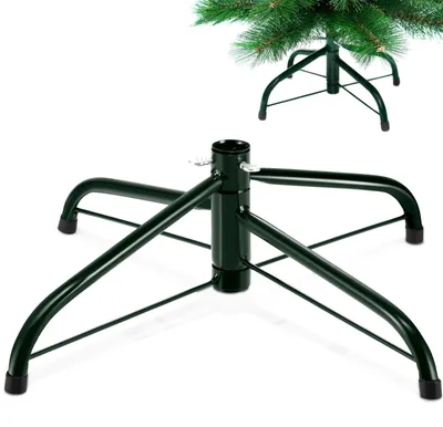Faltbarer Weihnachtsbaumständer aus Metall, 40 cm, grün