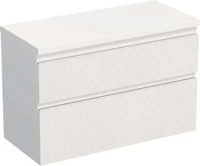 Obrázek produktu pro Koupelnová skříňka pod umyvadlo Jungborn TRENTA bílá matná 96,7 x 64,6 x 44,5 cm