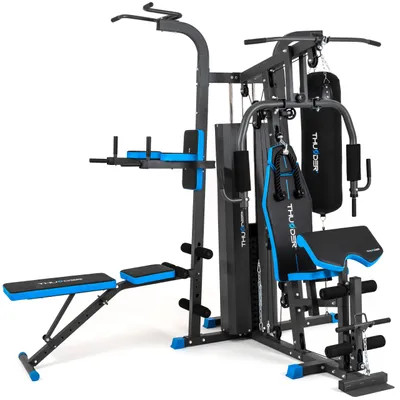 Image de THUNDER® | HEAVY | Station de musculation multifonctionnelle| Sac de boxe| Bloc de poids 92,5 kg| Poids maximal de l'utilisateur 130 kg| Poids 196 kg