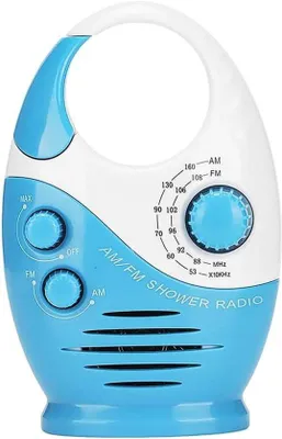 Obrázek produktu pro Vodotěsné rádio DAB+ – bezdrátové poslech hudby – 13,8 x 9,5 x 6,2 cm