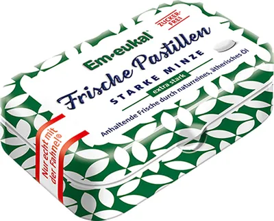 Produktbild von Em-Eukal Frische Pastillen starke Minze zuckerfrei 20 g