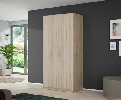 Produktbild von Kleiderschrank >Cadixo< in Sonoma Eiche - 100,9x212,9x58,9cm (BxHxT)