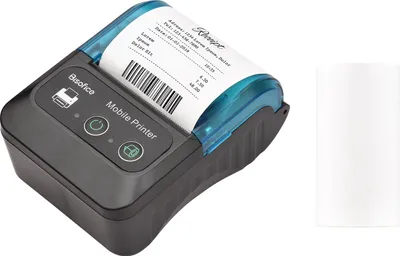 Produktbild von Bisofice Prenosná 58mm termálna tlačiareň 2 palcová mini mobilná vrecková tlačiareň s 1 kotúčom termálneho papiera USB a bezdrôtové BT pripojenie kompatibilné s Windows/Android/iOS pre kancelársky trh Reštaurácia Predajňa