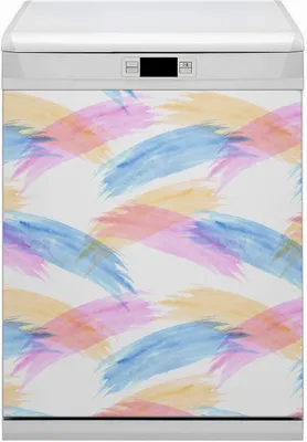 Produktbild von Magnete  Dekorative Magnet Folie für Geschirrspüler 60x80 cm Küche  - Pinselstriche