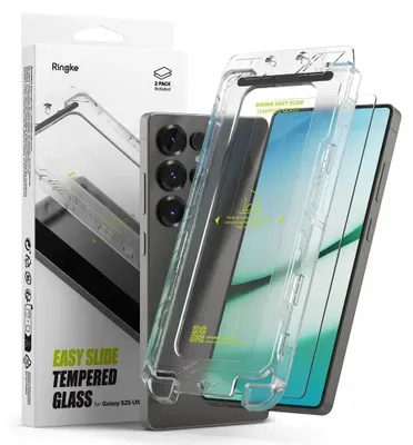 Obrázek produktu pro Sada kaleného skla Ringke Easy Slide 2 pro Samsung Galaxy S25 Ultra
